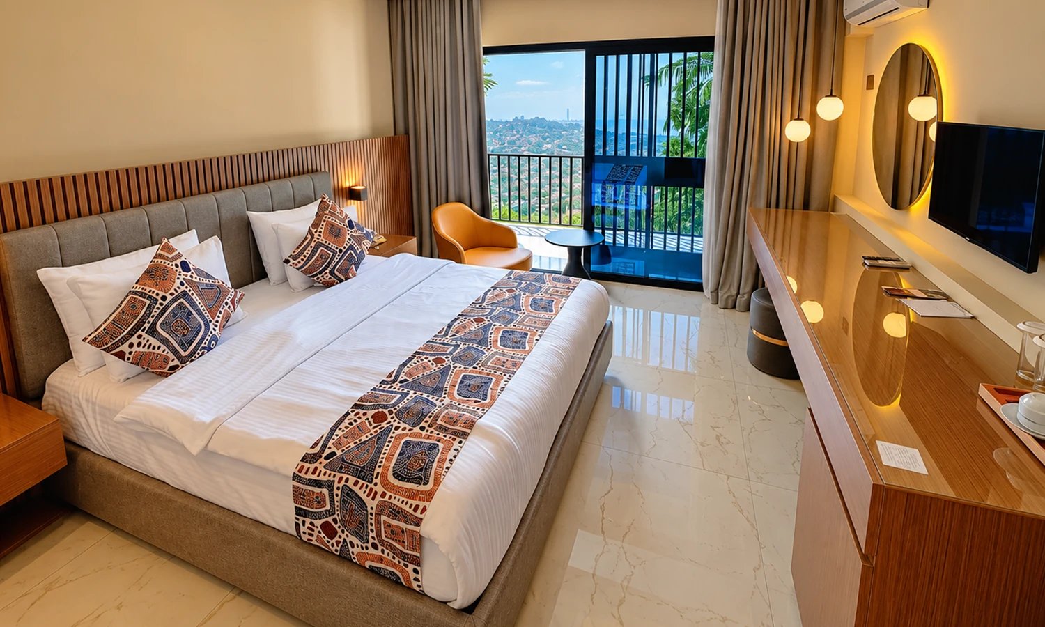 Greenwich Mobilya projesi: Sierra Leone Country Lodge, Freetown otel odası mobilyaları
